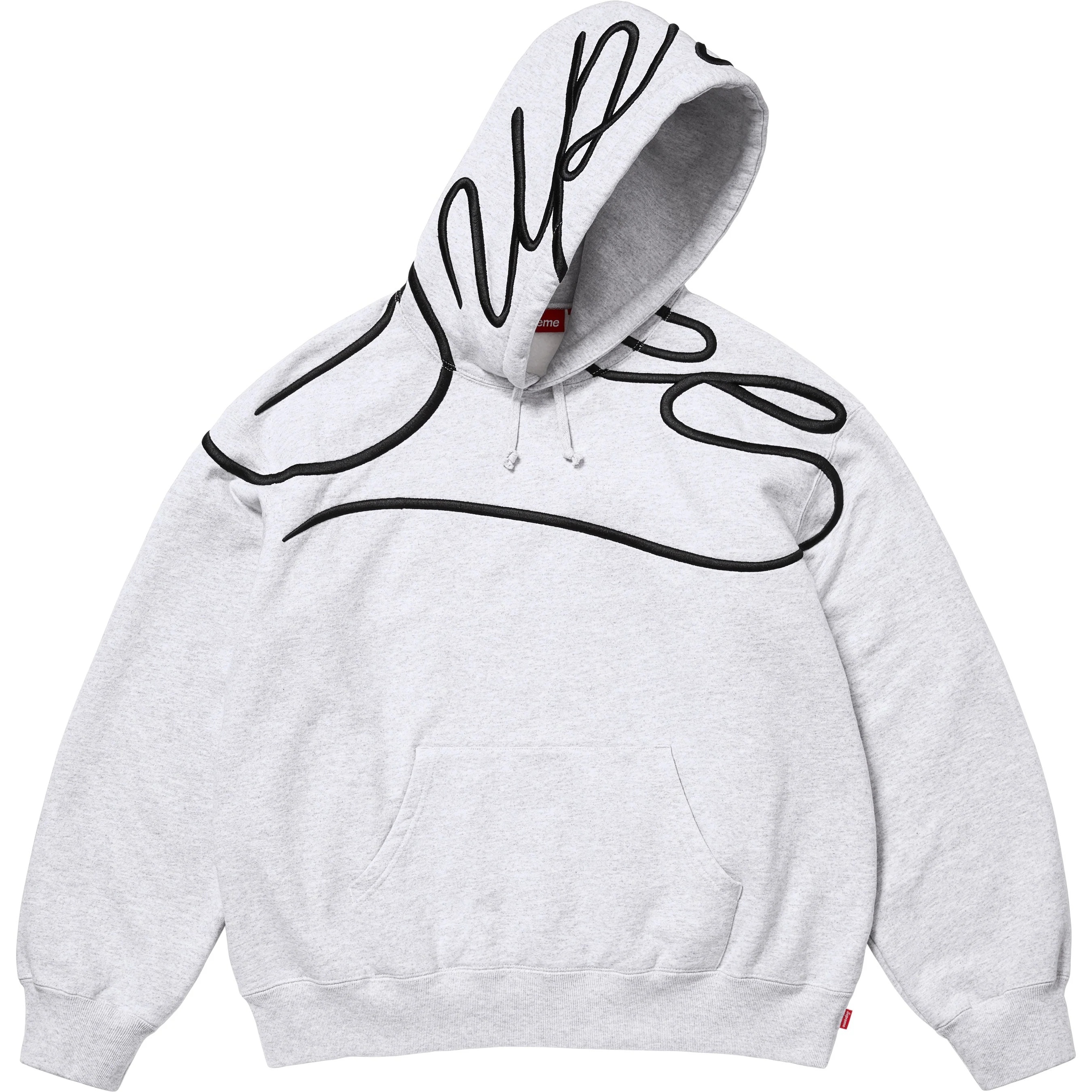 Shoulder Script Hooded Sweatshirt view 9